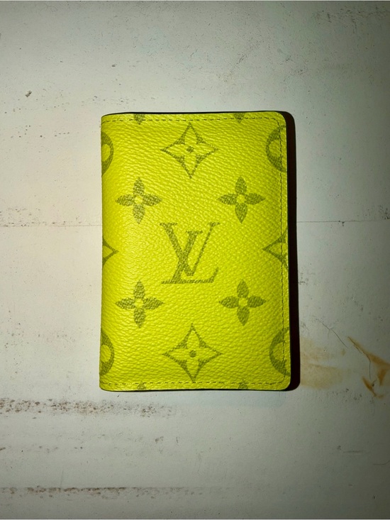 Louis Vuitton Other - Louis Vuitton Neon Yellow Monogram Pocket Organiser